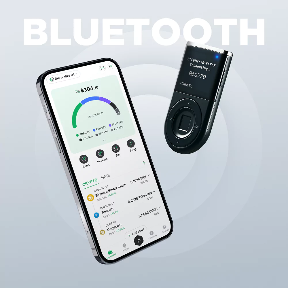 D'CENT Biometric Wallet