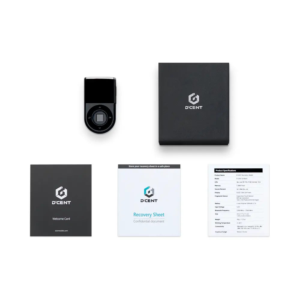 D'CENT Biometric Wallet
